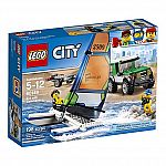 LEGO City Great Vehicles 4x4 with Catamaran 60149 Children's Toy $11.99