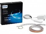 Philips Hue LightStrip Plus, Multi-Colored - 6.6 ft $45, 4-Pack Philips Hue 60W Equivalent Soft White A19 LED Light Bulb $35