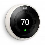 Nest 3rd Generation Learning Thermostat - White $199