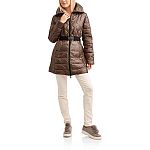 Big Chill Women's Long Belted Down Blend Coat $8.50 and more