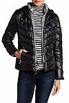 Kenneth Cole Women's New York Puff Front Zip Hooded Jacket $50 (orig. $200) and More