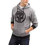 Marvel Punisher Men's Sweater Fleece Jacket $8 (Save 55%) and More