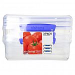 Sistema Klip It 3pk 67.6oz Containers $6.64