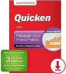Quicken Premier 2018 – 27-Month Personal Finance & Budgeting Software  [PC/Mac Download] $78