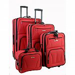 Up to 69% off Select Luggage Sets and Laptop Bags: Rockland 4-Piece Luggage Set $89 & More + Free Shipping