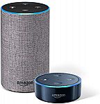 Echo Dot (2nd Generation) $29.99, Echo + Echo Dot Combo $99.99