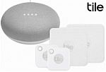 Tile Mate 4-pack + Google Home Mini $34.99