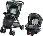 Graco FastAction Travel System Stroller + Car Seat $129