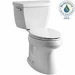 KOHLER Highline Classic White WaterSense Elongated Toilet $159 (Org $200)