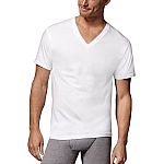 Hanes Men's ComfortSoft White Tagless 12 Pack V-Neck Shirt $16 - $17