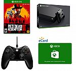 Microsoft Xbox One X 1TB NBA 2K19 Bundle + Red Dead Redemption 2 + Xtra Controller + $5 Xbox GC $439