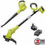 Ryobi ONE+ 18v String Trimmer/Edger & Blower/Sweeper Combo Ki $90 & More + FS