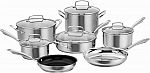 12-Piece Cuisinart Stainless Steel Cookware Set $80 (org $300)
