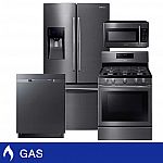 Samsung 4-piece GAS 25CuFt 3-Door French Door Kitchen Package $2,350 (Costco Membership Requ'd)