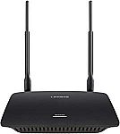 Linksys AC1200 MAX Wi-Fi Gigabit Range Extender / Repeater with High-Gain Antennas (RE6500HG-FFP) $59.99