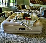 Serta 16" Raised Queen Size Airbed with Internal AC Pump $36.75 (MSRP $109)