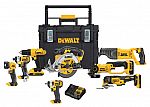 DEWALT 20-Volt MAX Lithium-Ion Cordless Combo Kit (8-Tool) with 3 Batteries in a Rolling ToughSystem Toolbox $499