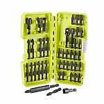 44-Pc Ryobi Impact Driving Kit w/ Carrying Case $8 or 3pc Husky Locking Plier Set $10 and more