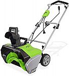 Greenworks 20-Inch 13 Amp Corded Snow Thrower 2600502 $68