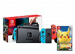 Nintendo Switch Neon Blue/Red with Pokemon Let's Go $288