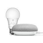 2-Pack Google Smart Light Starter Kit (Google Mini w/ Smart Light Bulb) $42