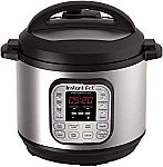 Instant Pot DUO80 8 Qt 7-in-1 Multi- Use Programmable Pressure Cooker $70