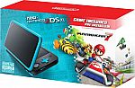 Nintendo 2DS XL - Black + Turquoise with Mario Kart 7 $130
