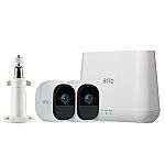 Arlo Pro 720p Security Camera System + 2 Wire-Free HD Cameras + Mount $199