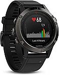 Garmin Fenix 5 Sapphire - Black with Black Band $400 and more