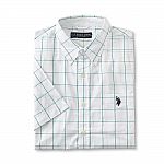 U.S. Polo Assn Men's Short-Sleeve Button-Front Shirt $6.29 and more