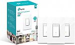3-Pack TP-LINK HS220P3 Kasa Smart WiFi Light Switch, Dimmer $59