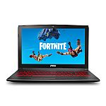 MSI GV62 15.6" Performance Gaming Laptop (i5-8300 8GB 256GB SSD GTX1060)+ Fortnite Bundle $699