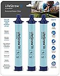 LifeStraw Personal Water Filter for Hiking, Camping, Travel, and Emergency Preparedness $25.98