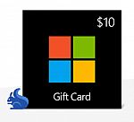  $10 Microsoft Gift Card (in email)
