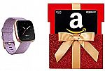 Fitbit Versa Smart Watch + $50 Amazon Gift Card $139.99 or $229.99 for Special Edition Styles