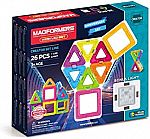 Magformers Neon (26 Piece) + Bonus Light Magnetic Building Blocks $17 (65% Off) & More