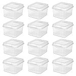 12-Count Sterilite Fliptop Box, Clear $11.52