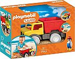 PLAYMOBIL Dump Truck Building Set $7.48 (add-on)