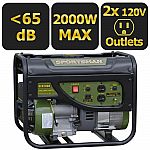 Sportsman 2,000/1,400-Watt Gasoline Portable Generator $139 (50% Off), True Temper 36" Scratch-Free Snow Brush $17 & More