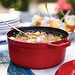 Staub Cast Iron 4-qt Round Cocotte $99.99 (75% Off)
