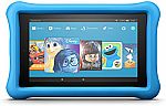 Fire 7 Kids Edition Tablet, 7" Display, 16 GB, Kid-Proof Case $80, Fire HD 8 Kids Edition Tablet $99