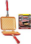 Red Copper Flipwich Non-Stick Grilled Sandwich and Panini Maker $10 (add-on)