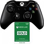 Xbox One Wireless Controller + 3-Month Xbox Live Gold Membership $44
