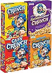 4-Pack of 14-oz Cap'N Crunch Breakfast Cereal (Variety Pack) $5.62