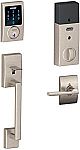 Schlage Connect Century Touchscreen Deadbolt with Built-In Alarm and Handleset $179(53% Off) & More