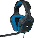 Logitech 981-000536 G430 7.1 Gaming Headset with Mic $35 (Org $80)