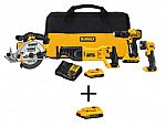 DEWALT 20-Volt MAX Lithium-Ion Cordless Combo Kit (4-Tool) with (2) Batteries $249