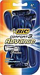 BIC Comfort 3 Advance Men's Disposable Razor, 4-pk $1.74