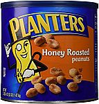 2-Pack of 52-oz Planters Peanuts (Honey Roasted & Salted) $12 (Lowest Price!)
