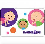 $100 Babies"R"Us Gift Card $85